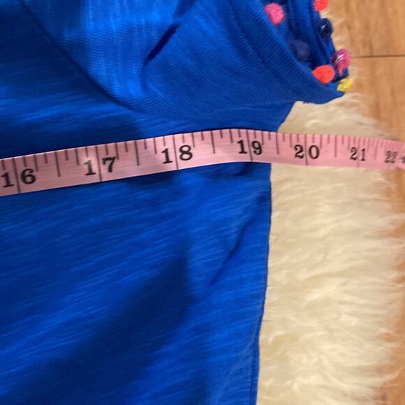 Boden Royal Blue Heather Cotton T-Shirt Midi Dress NWT Sz 10R - Picture 11 of 14